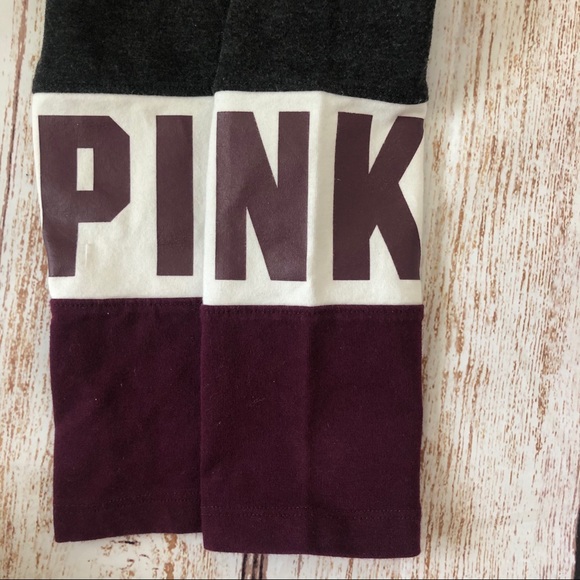 PINK Grey Yoga Leggings Size XS - Picture 6 of 6